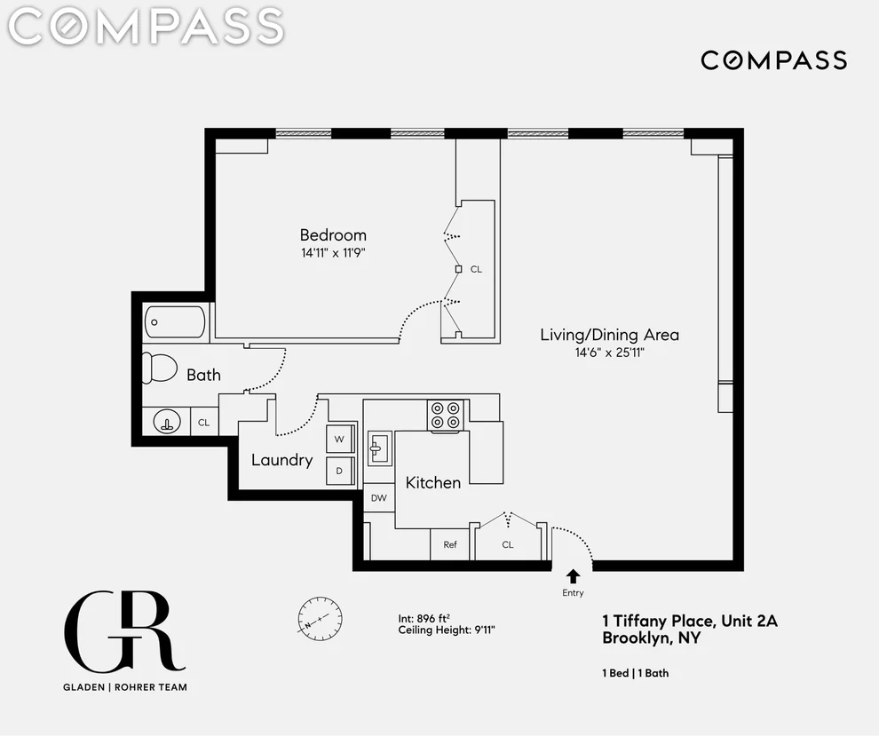 Unit for sale at 1 Tiffany Place, Brooklyn, NY 11231
