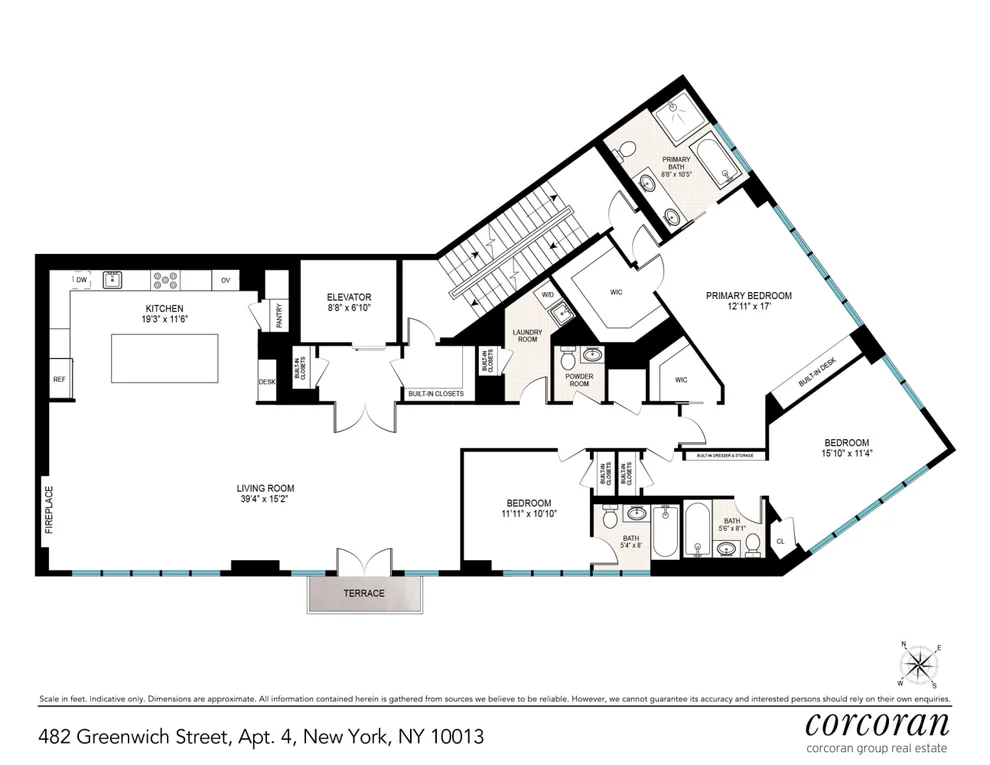 Unit for sale at 482 GREENWICH Street, Manhattan, NY 10013