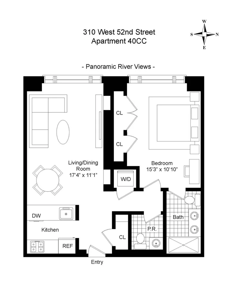 Unit for sale at 310 W 52ND Street, Manhattan, NY 10019