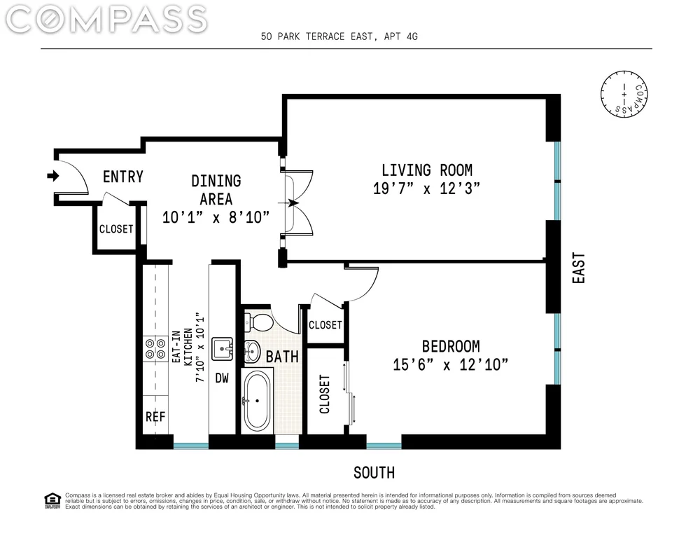 Unit for sale at 50 Park Terrace E, Manhattan, NY 10034