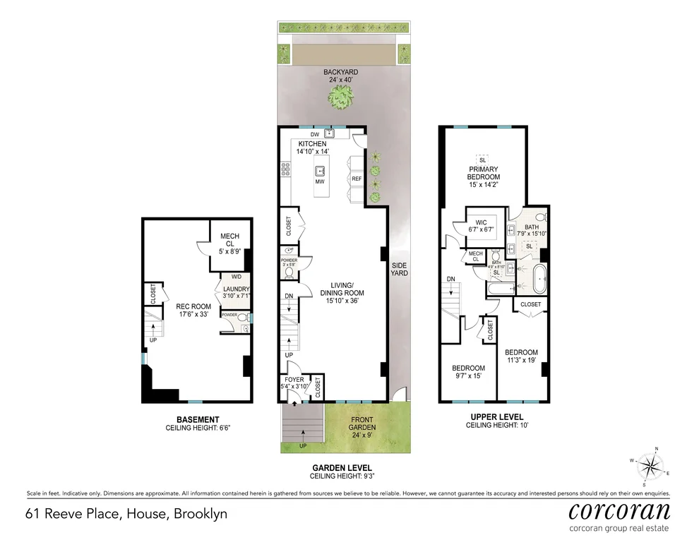 Unit for sale at 61 REEVE Place, Brooklyn, NY 11218