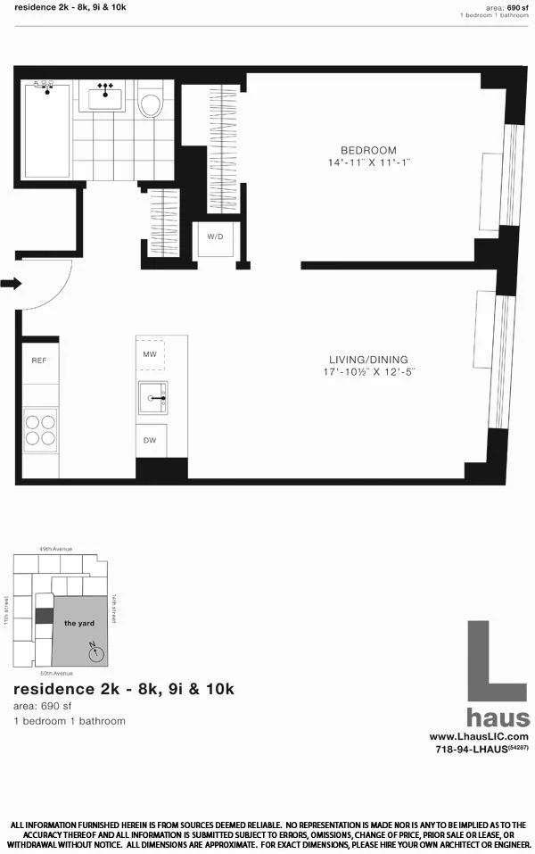 Unit for sale at 11-02 49th Avenue, Queens, NY 11101