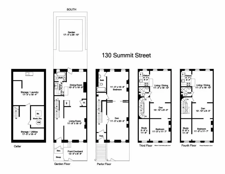 Unit for sale at 130 Summit Street, Brooklyn, NY 11231