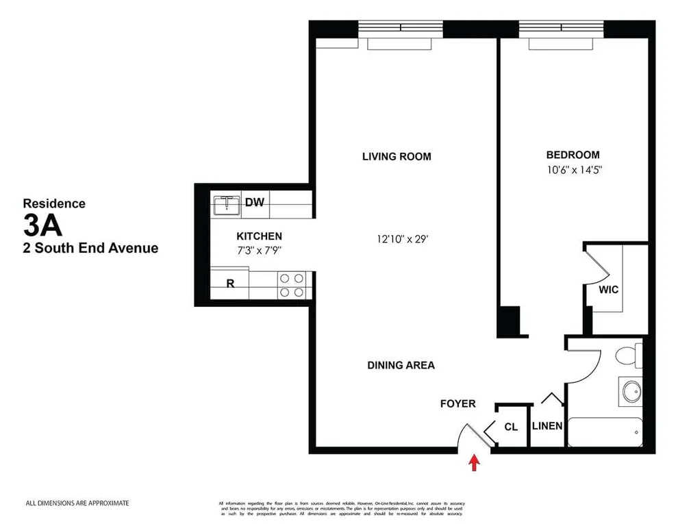 Unit for sale at 2 S END Avenue, Manhattan, NY 10280