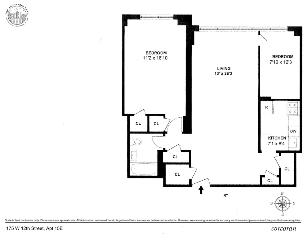 Unit for sale at 175 W 12TH Street, Manhattan, NY 10011