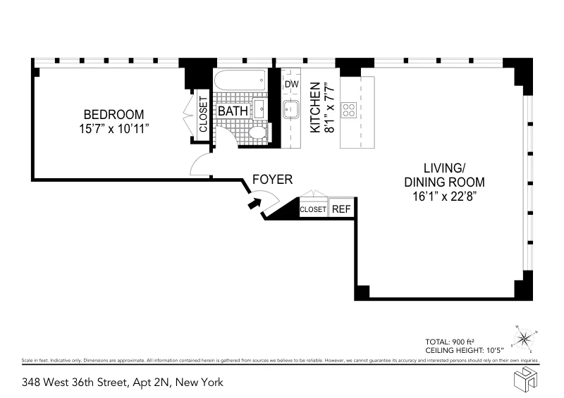 Unit for sale at 348 W 36TH Street, Manhattan, NY 10018