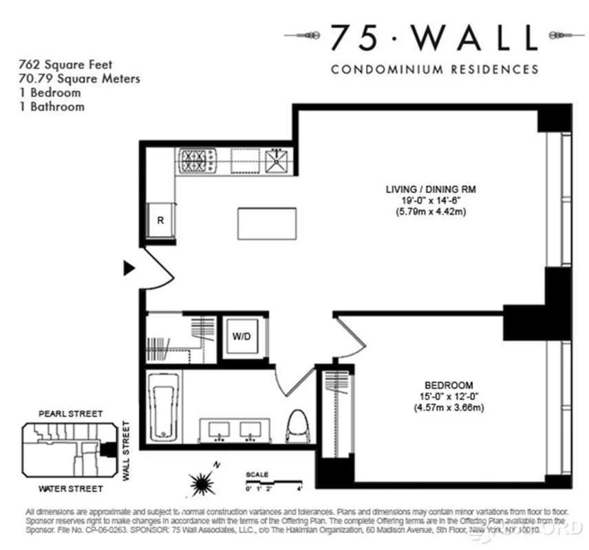Unit for sale at 75 Wall Street, Manhattan, NY 10005