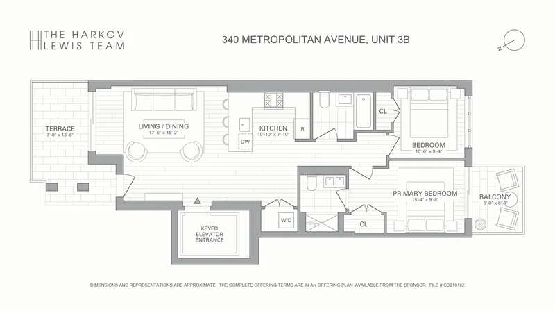 Unit for sale at 340 METROPOLITAN Avenue, Brooklyn, NY 11211