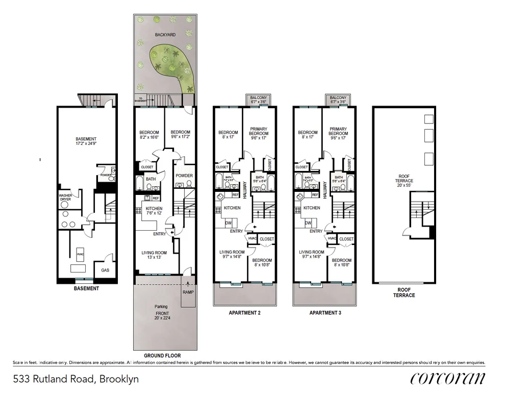 Unit for sale at 533 RUTLAND Road, Brooklyn, NY 11203