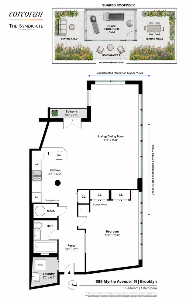 Unit for sale at 689 Myrtle Avenue, Brooklyn, NY 11205