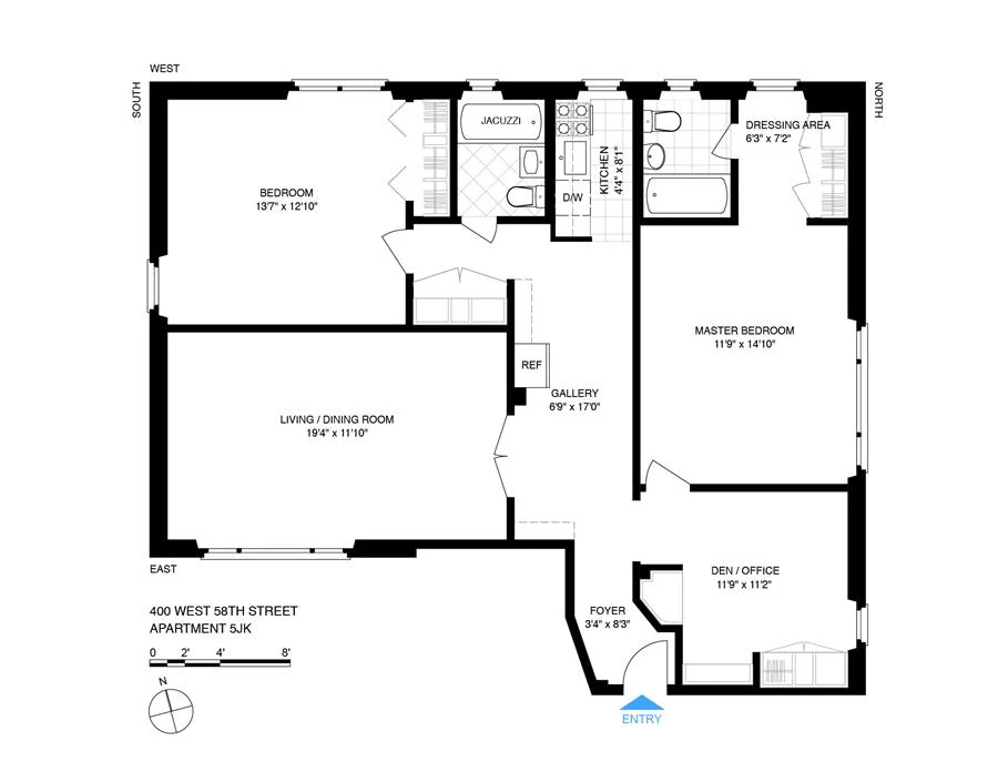 Unit for sale at 400 W 58th Street, Manhattan, NY 10019