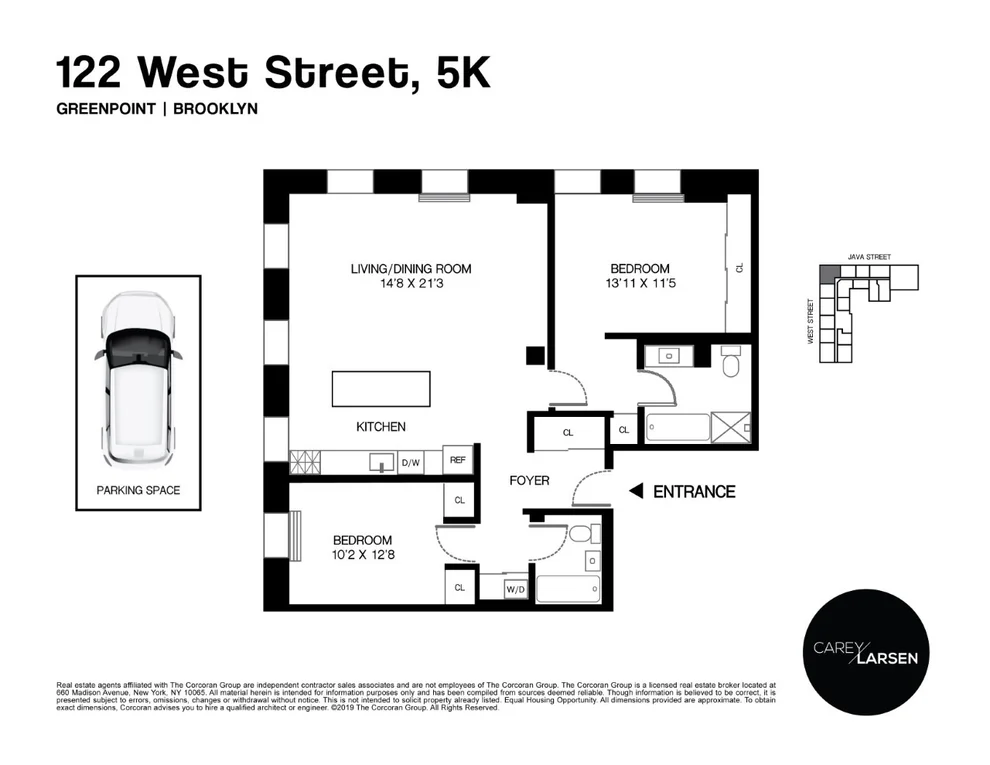 Unit for sale at 122 WEST Street, Brooklyn, NY 11222