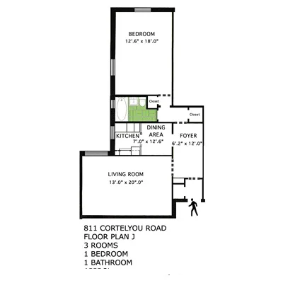 Unit for sale at 811 CORTELYOU Road, Brooklyn, NY 11218