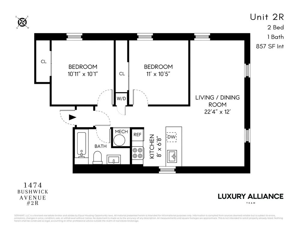 Unit for sale at 1474 BUSHWICK Avenue, Brooklyn, NY 11207