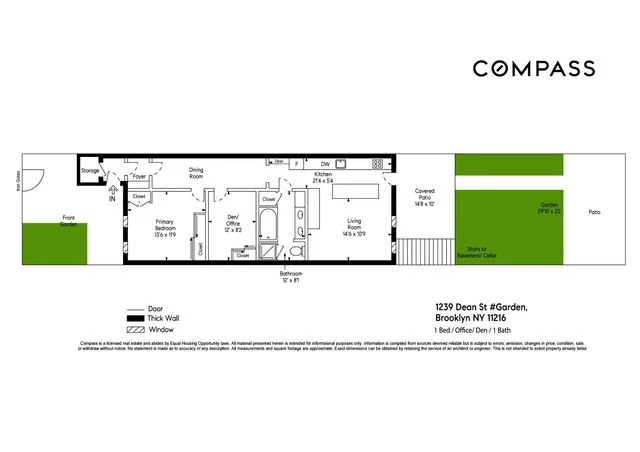 Unit for sale at 1239 Dean Street, Brooklyn, NY 11216