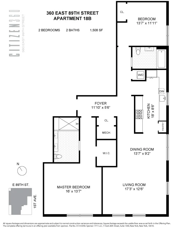 Unit for sale at 360 E 89th Street, Manhattan, NY 10128