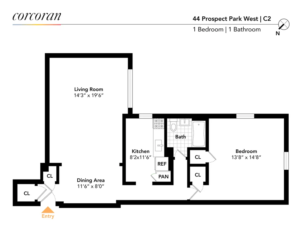 Unit for sale at 44 PROSPECT Park W, Brooklyn, NY 11215