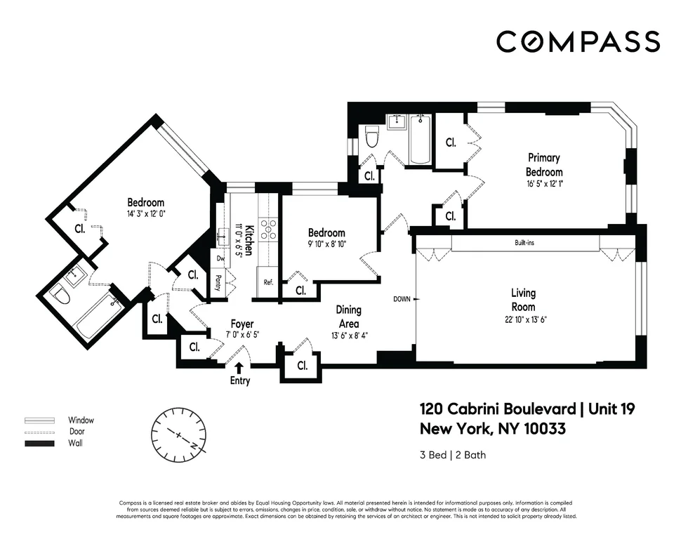 Unit for sale at 120 Cabrini Boulevard, Manhattan, NY 10033