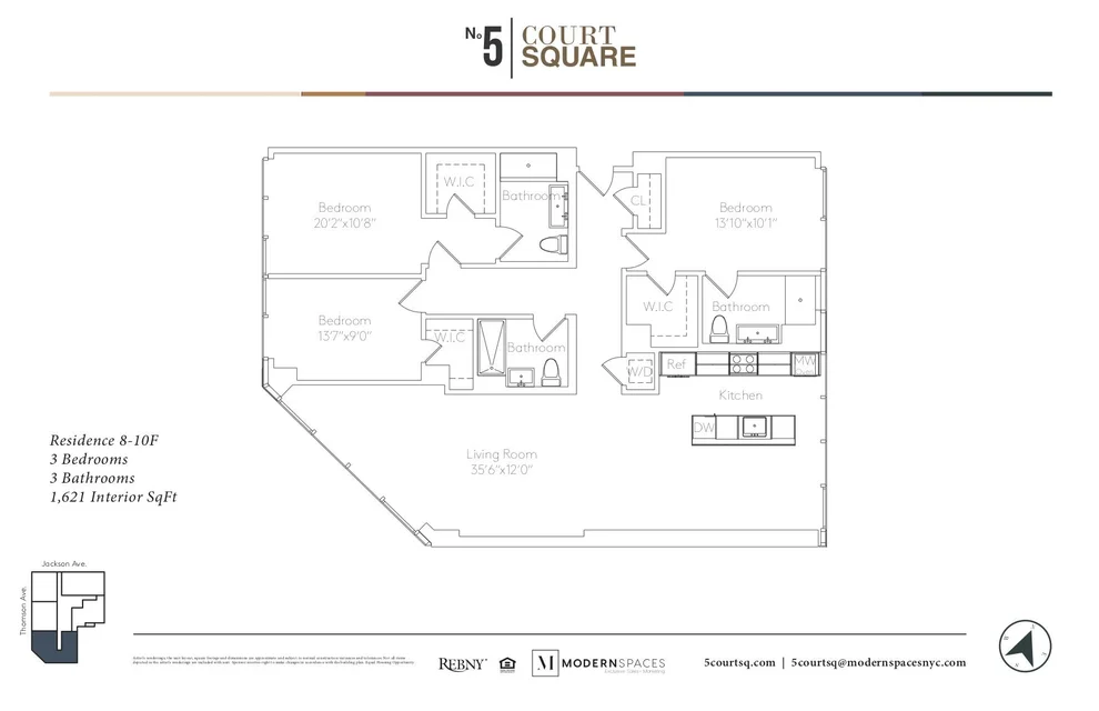 Unit for sale at 5 Court Square, Queens, NY 11101