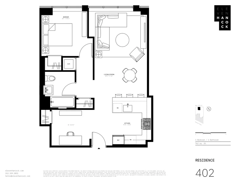 Unit for sale at 11 HANCOCK Place, Manhattan, NY 10027