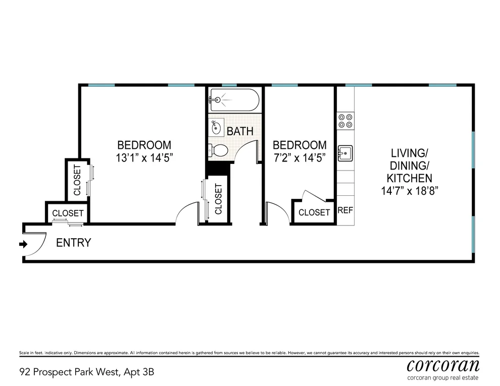 Unit for sale at 92 PROSPECT Park W, Brooklyn, NY 11215