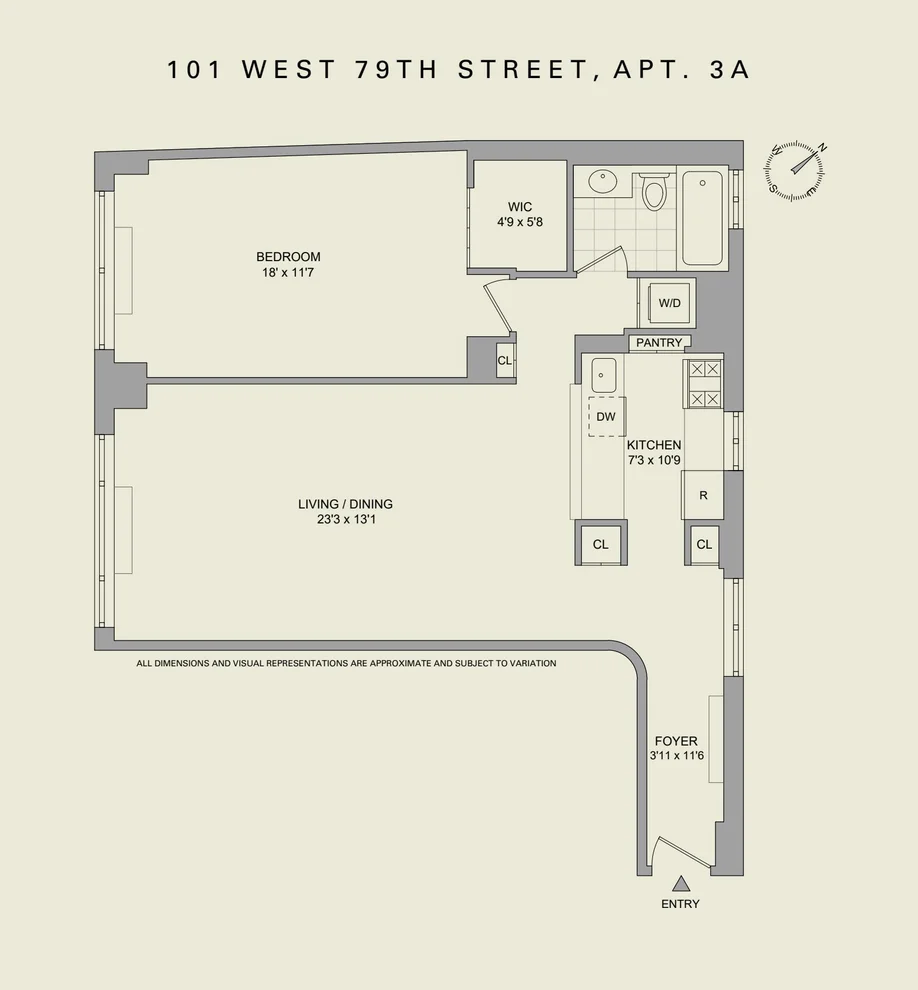 Unit for sale at 101 W 79TH Street, Manhattan, NY 10024