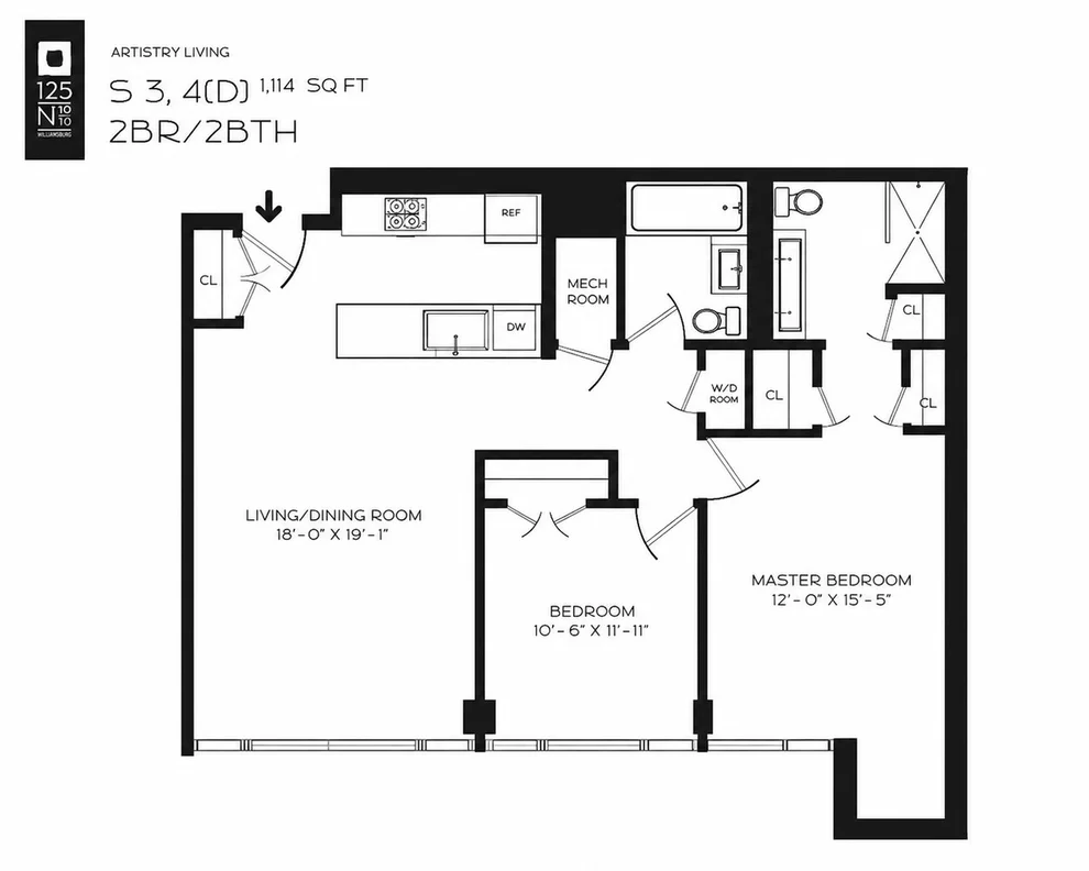 Unit for sale at 125 N 10TH Street, Brooklyn, NY 11249