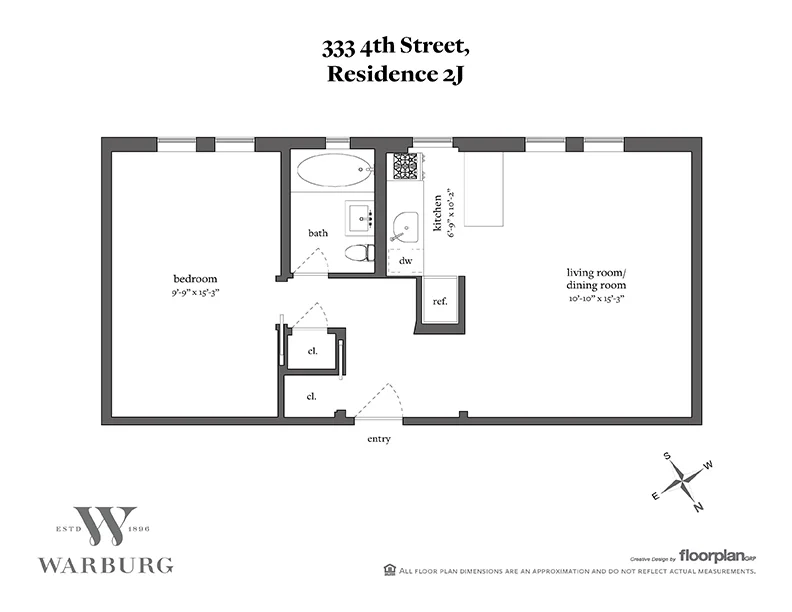 Unit for sale at 333 4TH Street, Brooklyn, NY 11215