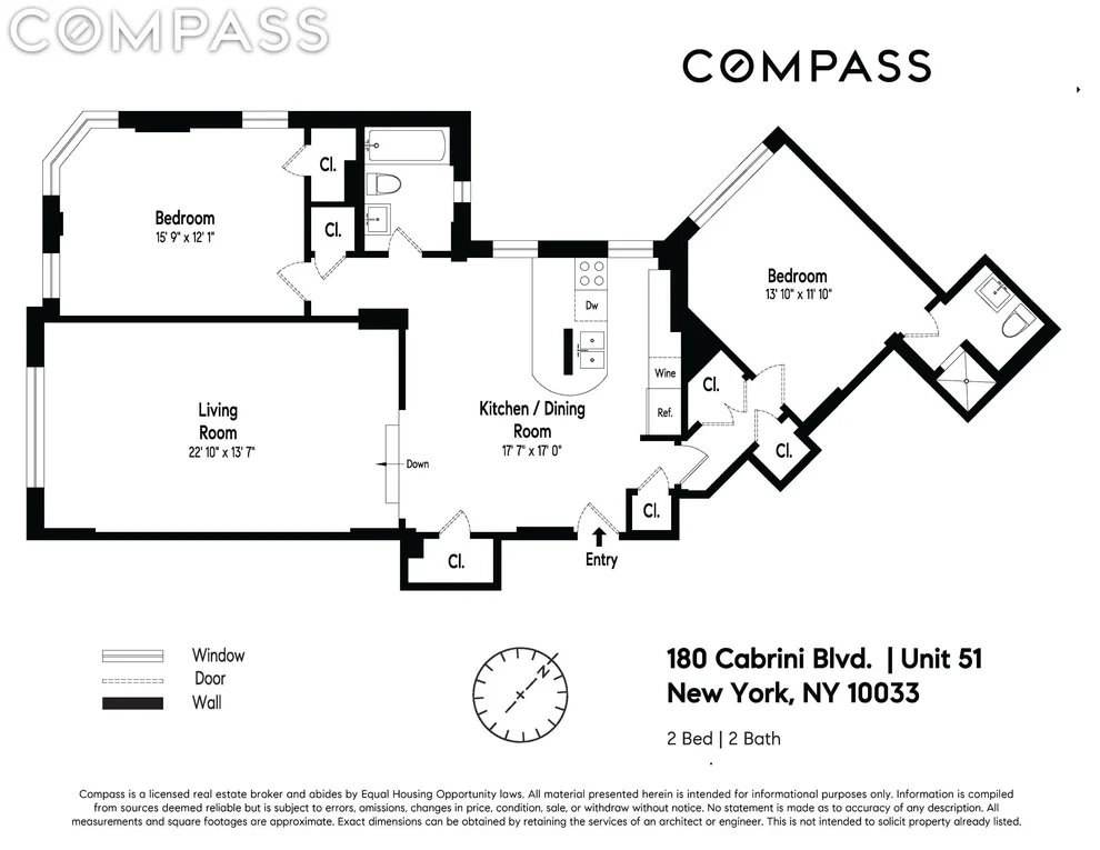 Unit for sale at 180 Cabrini Boulevard, Manhattan, NY 10033