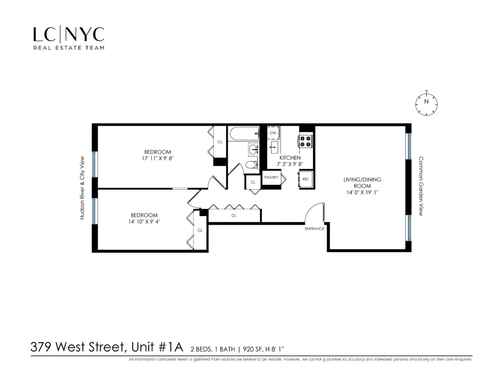 Unit for sale at 379 West Street, Manhattan, NY 10014