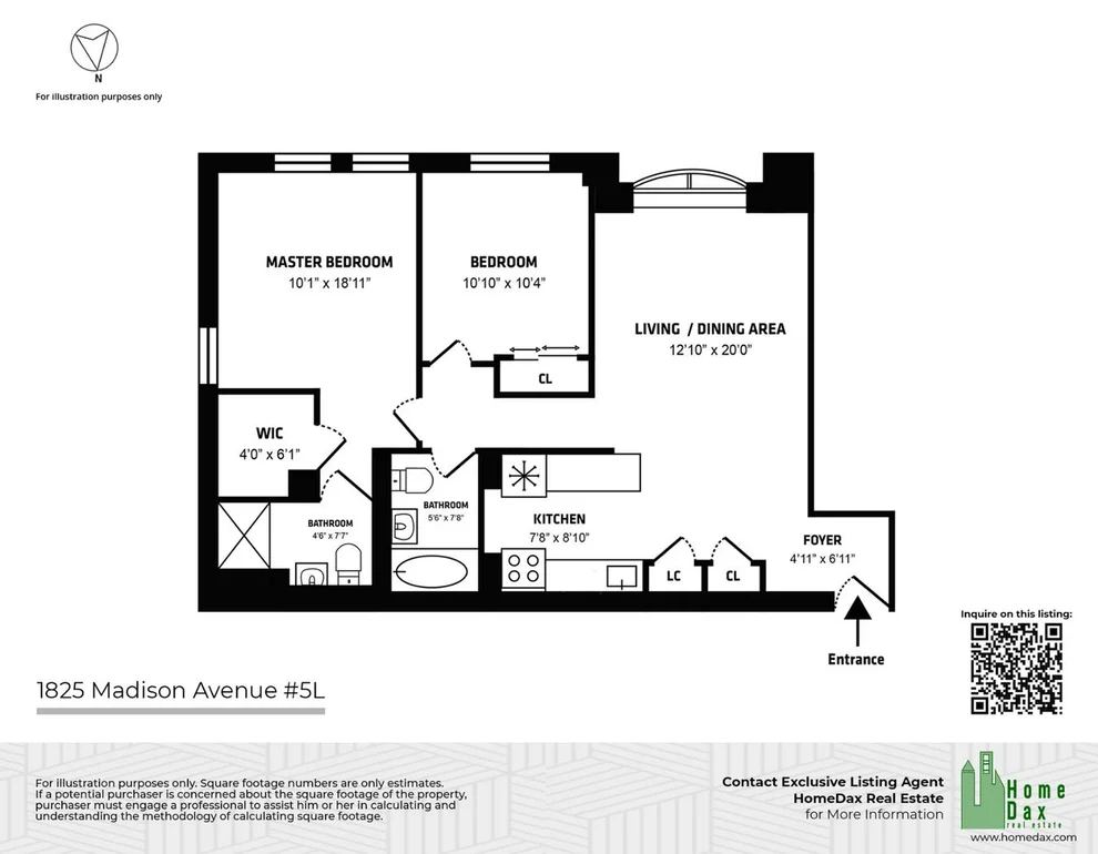 Unit for sale at 1825 Madison Avenue, Manhattan, NY 10035