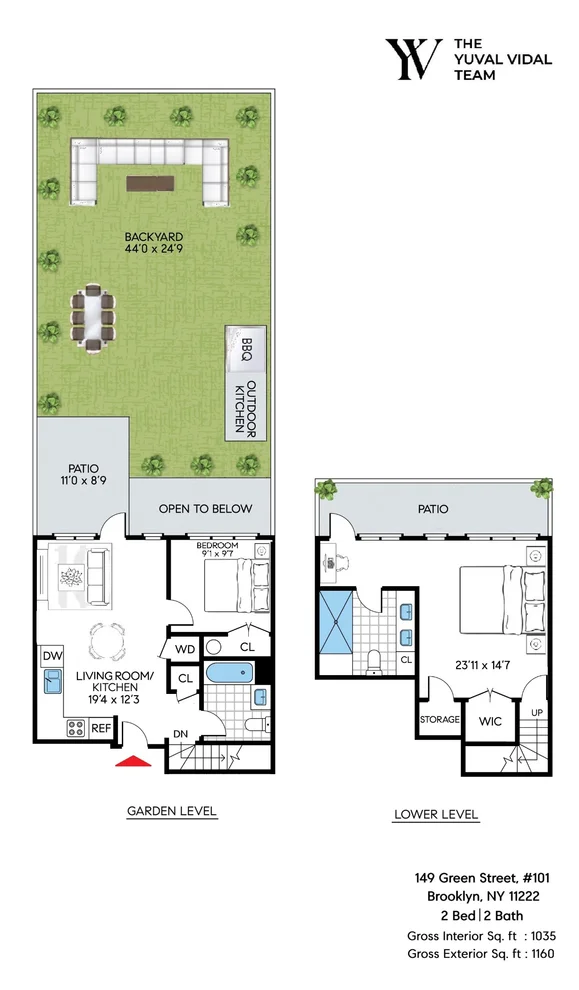 Unit for sale at 149 Green Street, Brooklyn, NY 11222