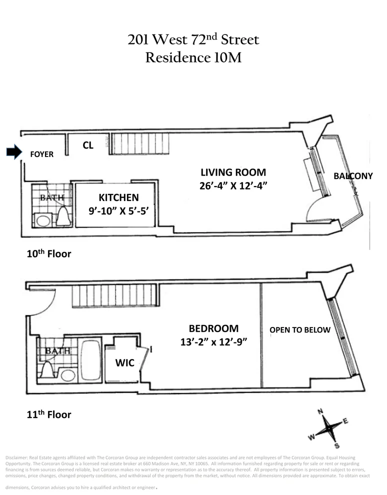 Unit for sale at 201 W 72nd Street, Manhattan, NY 10023