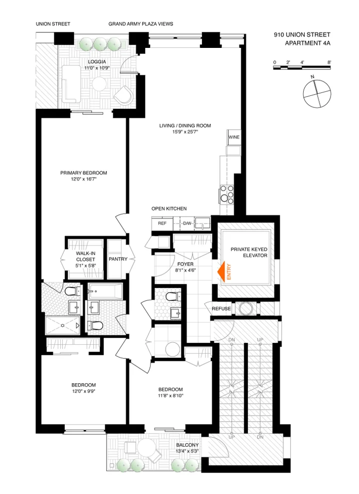 Unit for sale at 910 UNION Street, Brooklyn, NY 11215