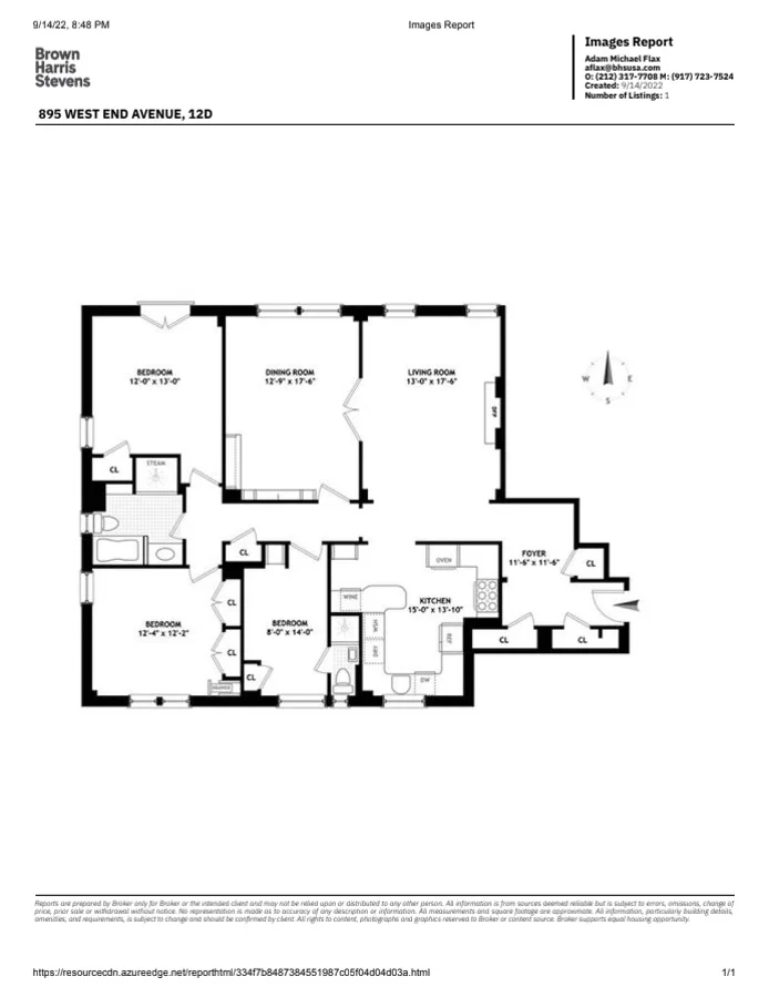 Unit for sale at 895 W END Avenue, Manhattan, NY 10025