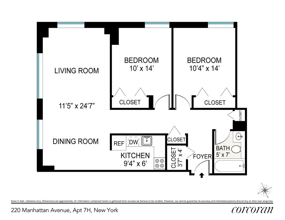 Unit for sale at 220 Manhattan Avenue, Manhattan, NY 10025