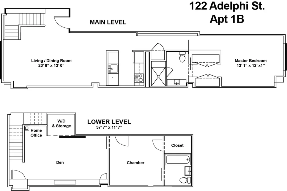 Unit for sale at 122 Adelphi Street, Brooklyn, NY 11205