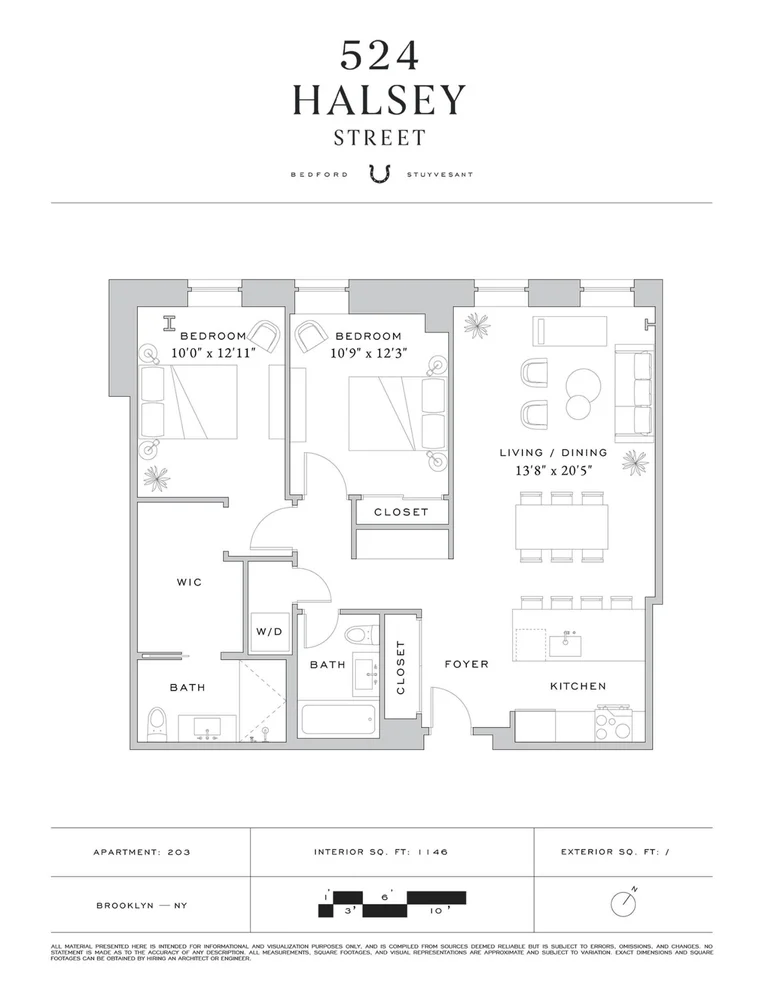 Unit for sale at 524 HALSEY Street, Brooklyn, NY 11233