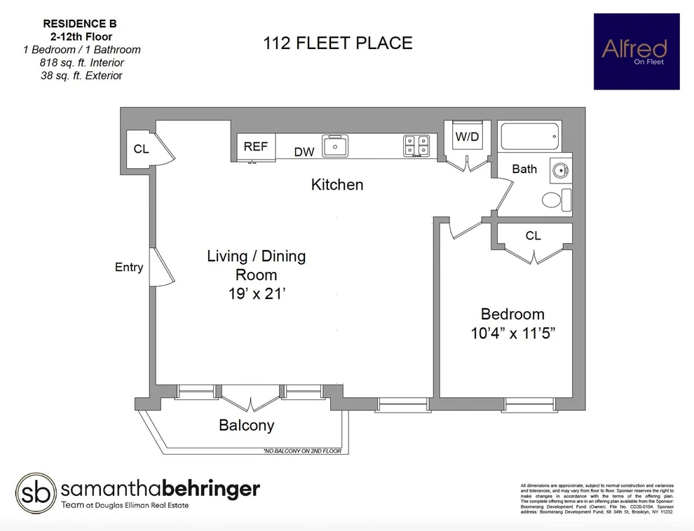 Unit for sale at 112 FLEET Place, Brooklyn, NY 11201