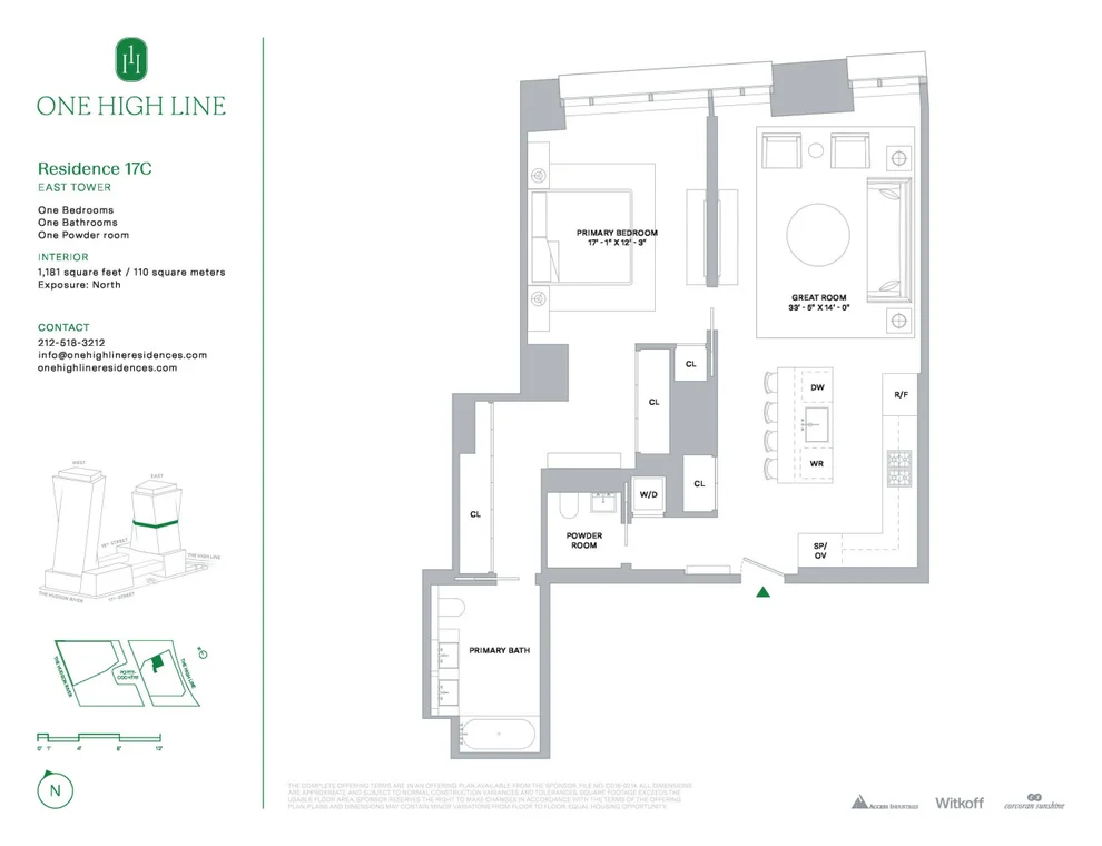 Unit for sale at 500 W 18TH Street, Manhattan, NY 10011