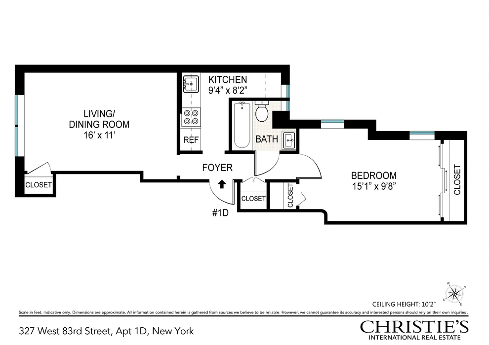 Unit for sale at 327 W 83RD Street, Manhattan, NY 10024