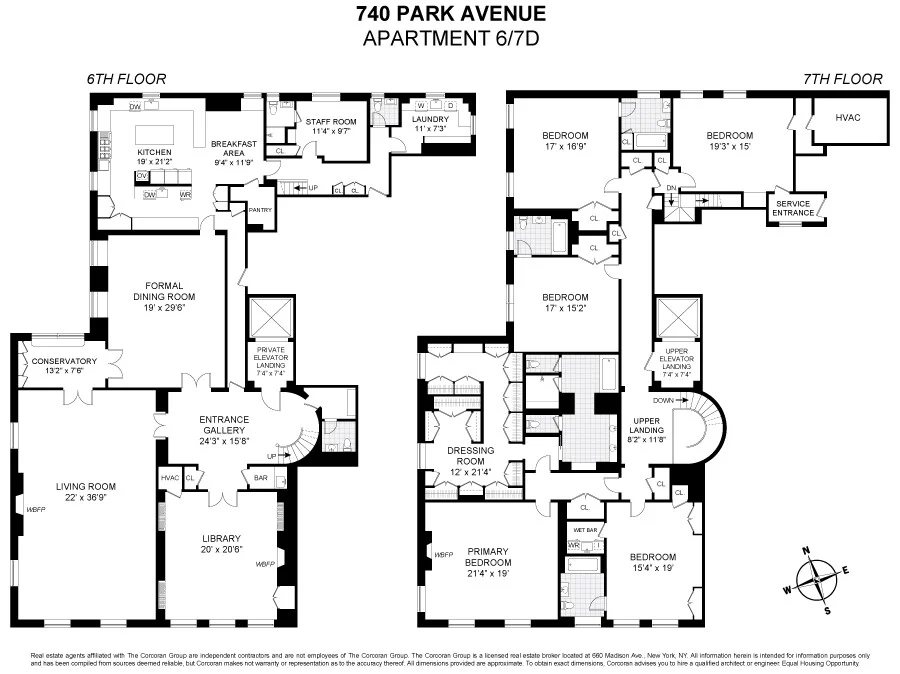 Unit for sale at 740 PARK Avenue, Manhattan, NY 10021