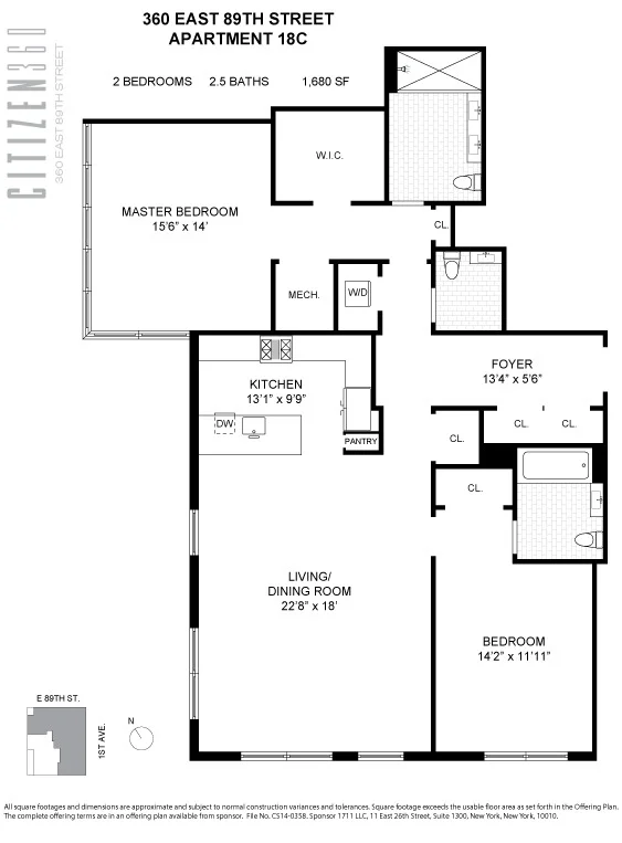 Unit for sale at 360 E 89th Street, Manhattan, NY 10128
