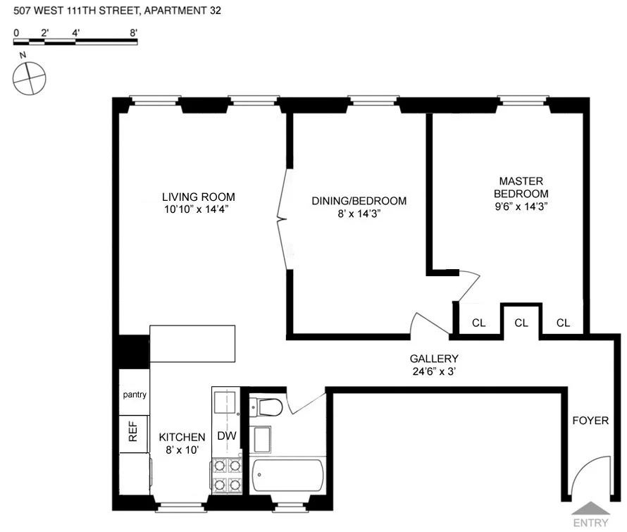 Unit for sale at 507 W 111th Street, Manhattan, NY 10025