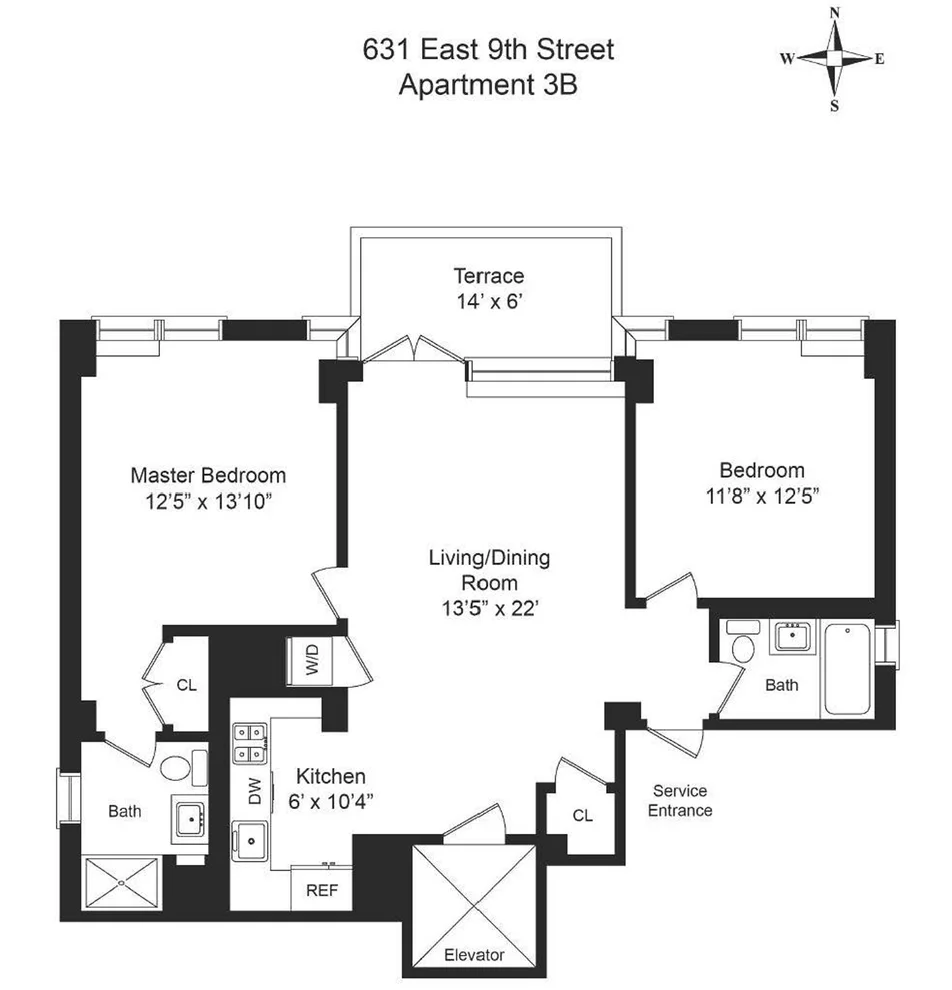 Unit for sale at 631 E 9TH Street, Manhattan, NY 10009