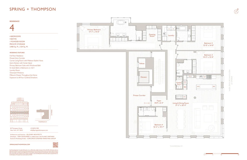 Unit for sale at 83 THOMPSON Street, Manhattan, NY 10012