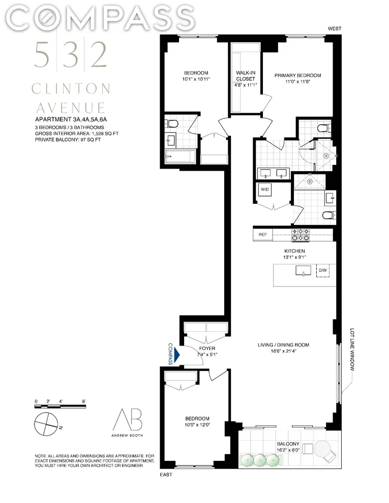 Unit for sale at 532 Clinton Avenue, Brooklyn, NY 11238