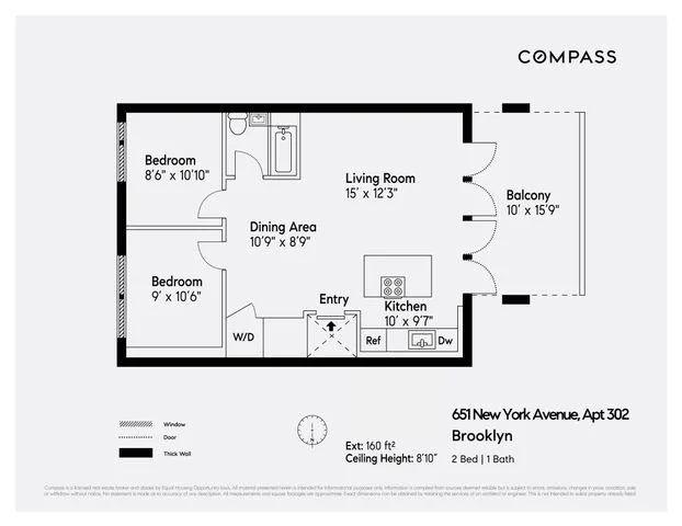 Unit for sale at 651 New York Avenue, Brooklyn, NY 11203