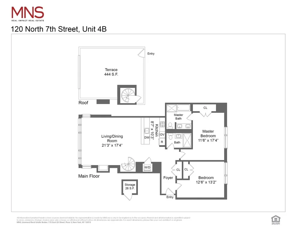 Unit for sale at 120 N 7th Street, Brooklyn, NY 11249