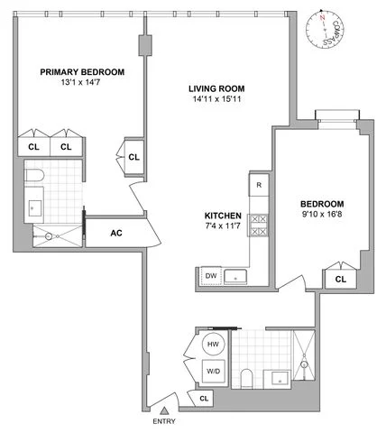 Unit for sale at 429 Kent Avenue, Brooklyn, NY 11249